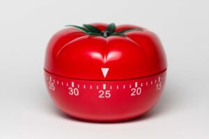 Temporizador pomodoro utilizado para la técnica